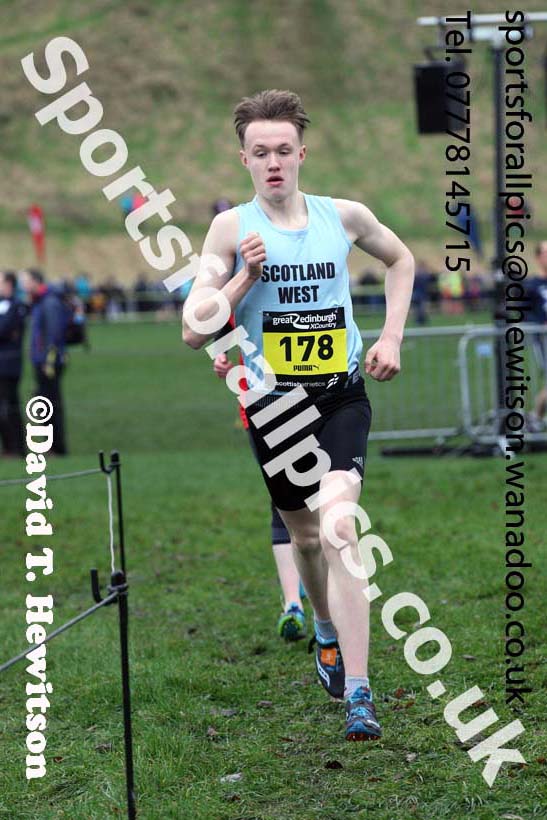 Boys under-15 Inter-District, 2017 Great Edinburgh Cross Country. Photo: David T. Hewitson/Sports for All PIcs